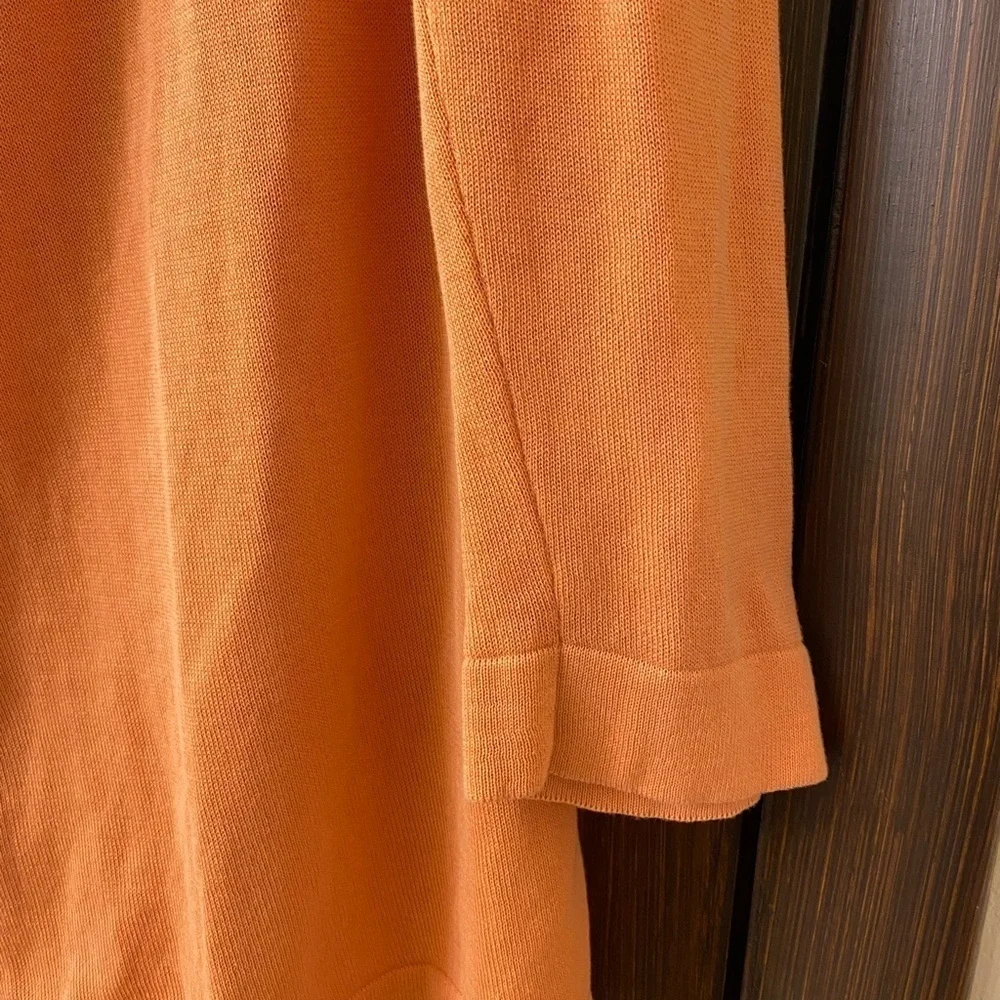 Fabiana Filippi Orange Cotton Open Cardigan Sweater (SW1)